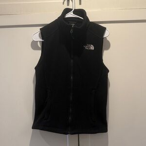 The North Face Black Sleeveless Fleece Vest